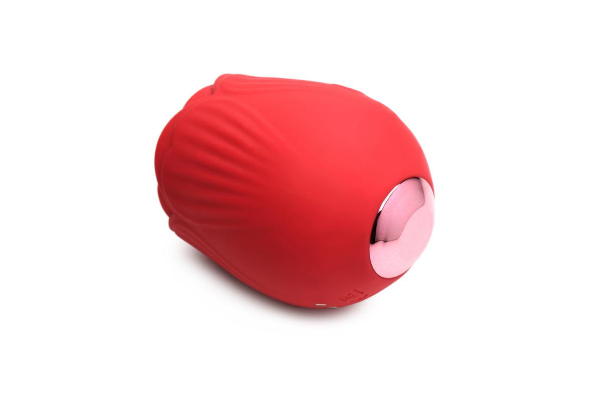 BLOOMGASM - French Rose Lik- en Vibratiestimulator - Rood