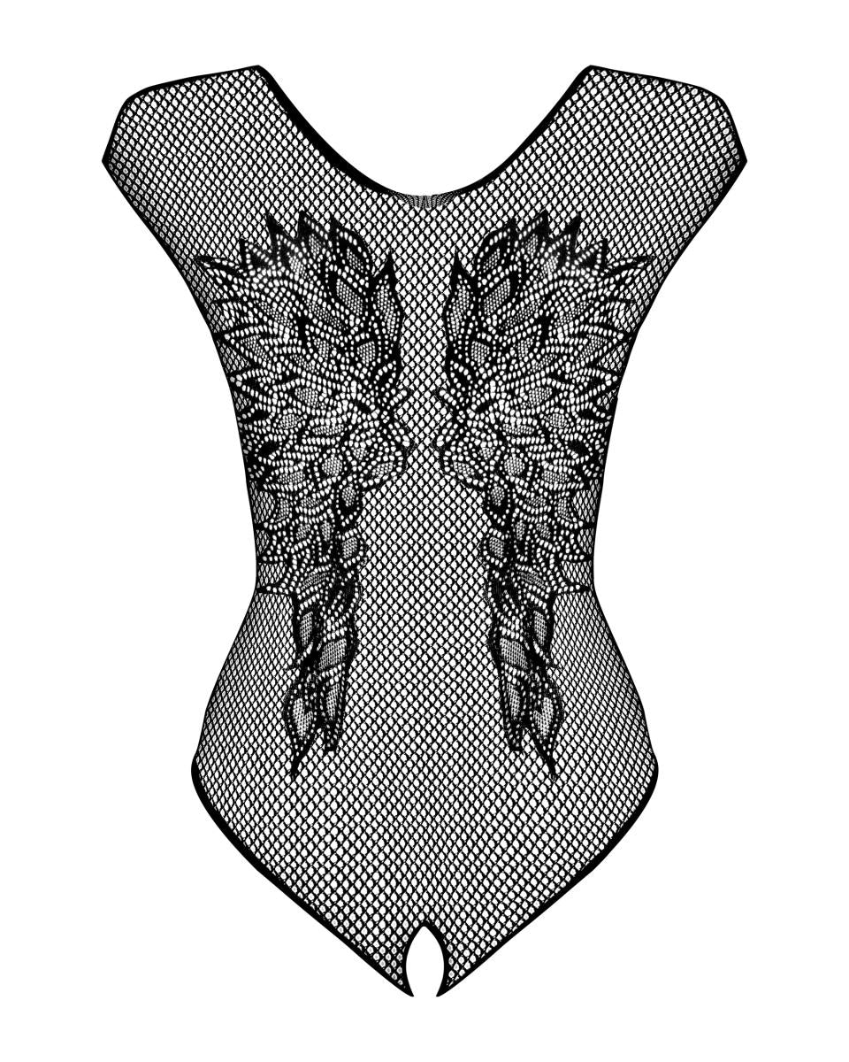 Net Body With Open Crotch